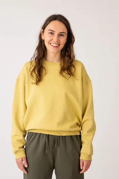 MATONA MATONA Damen vegan Sweatshirt Light Citrona