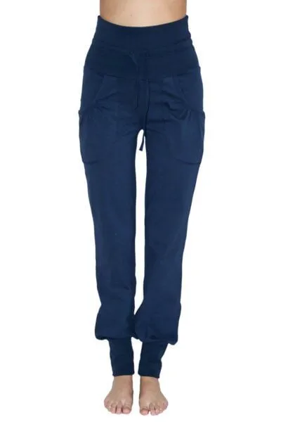 Leela Cotton Leela Cotton Damen Yogahose 2 Farben Bio-Baumwolle Hose mit Taschen