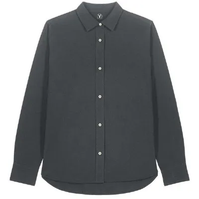 YTWOO YTWOO Damen-Oxford-Hemd aus Bio-Baumwolle