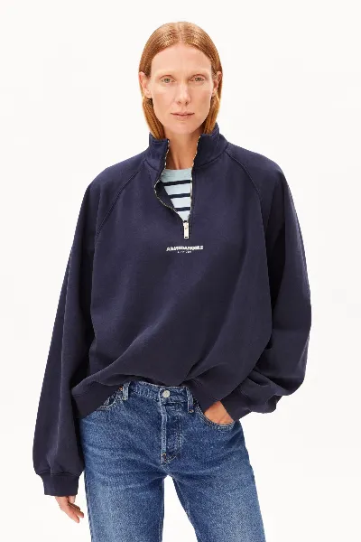 ARMEDANGELS Sweattroyer Blau