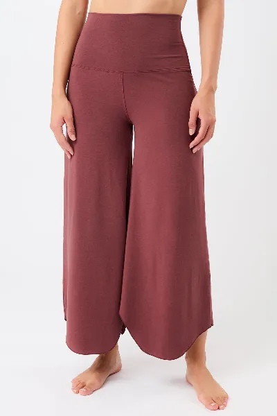 mandala MANDALA Damen vegan Hose Tulpe Palisander