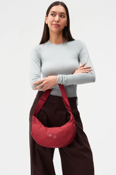 PINQPONQ pinqponq Damen vegan Cross Body Bag Krumm Klein Sienna