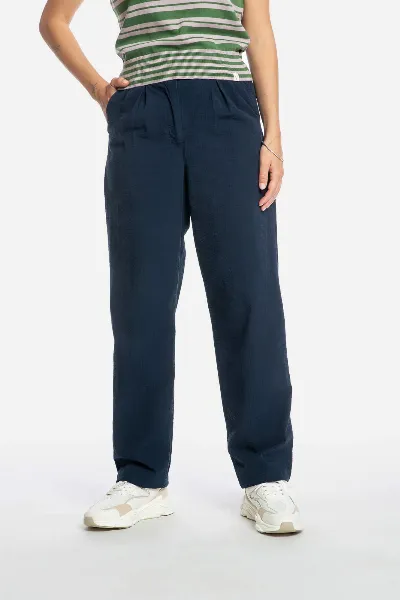 MATONA MATONA Damen vegan Hose Plissee Navy