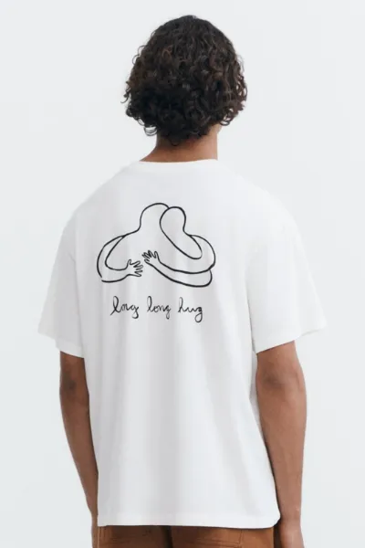 thinking mu Thinking MU Herren vegan T-Shirt Long Hug Aaron