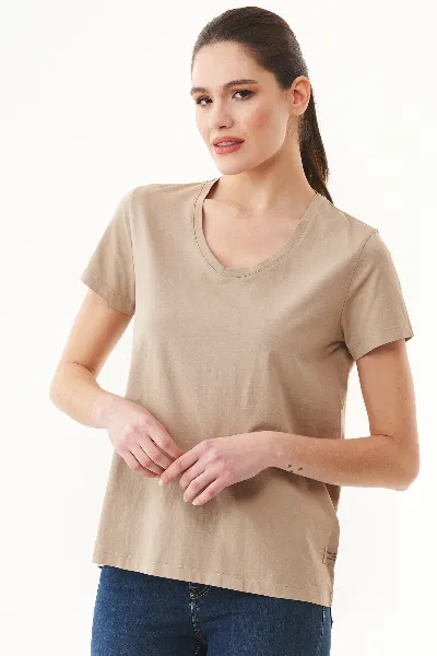 ORGANICATION ORGANICATION Damen vegan Natural Dye T-Shirt Aus Bio-Baumwolle