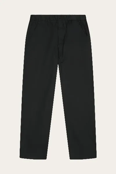 KnowledgeCotton Apparel KnowledgeCotton Apparel Herren vegan Hose Storm Relaxed Vent Ripstop 90 Black Jet