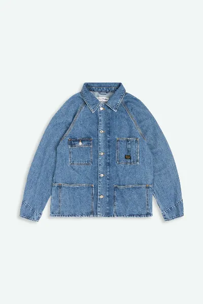 Kings Of Indigo Kings of Indigo Herren vegan Jeansjacke Abi Blue Reef Mid