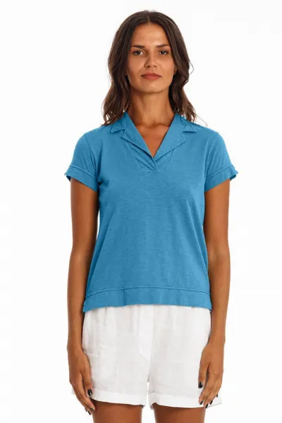 RAVENS VIEW IBIZA RAVENS VIEW IBIZA Damen vegan Polo T-Shirt Alexa Maui