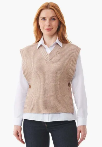 ORGANICATION ORGANICATION Ärmelloser Pullover aus Bio-Baumwolle Mix