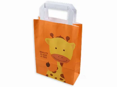 Elco ELCO Papier-Tragetasche Giraffe 26 x 18 x 8 cm, 50 Stk.