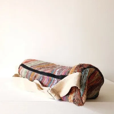 Himal Hemp Himal Hemp HH Yoga-Tasche aus wildem Hanf oder Recycle-Sari