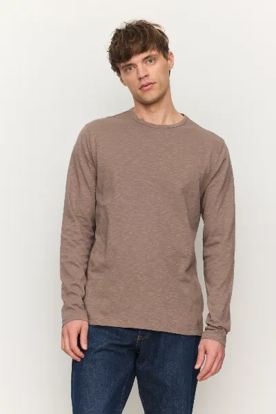 recolution Recolution Herren vegan Langarm-Shirt Maca Vintage