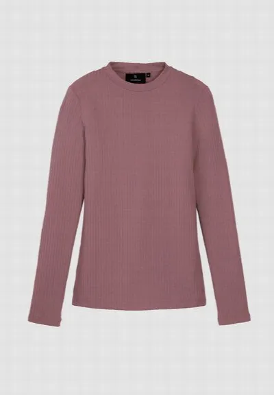 recolution Damen Rib Longsleeve aus Leinen und LENZING ECOVERO Viskose Mix - STELLA - recolution