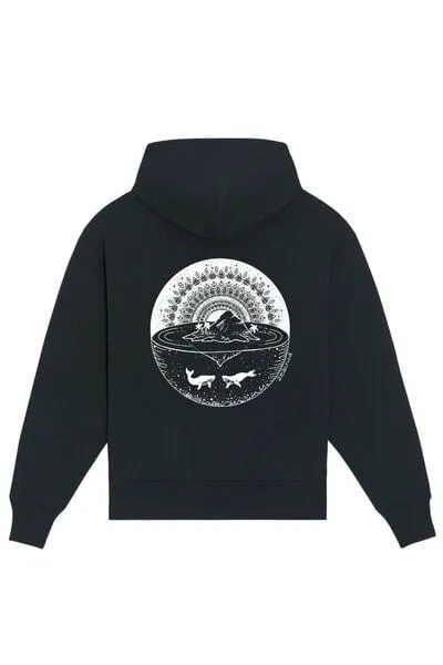 Zeachild Zeachild Wal Mandala ZipHoodie Unisex