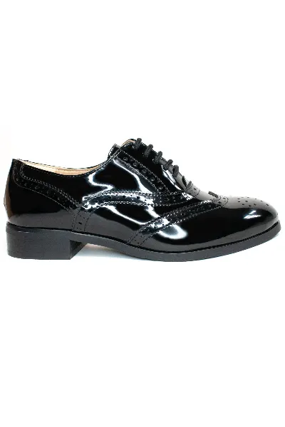 Will's Vegan Store Will's Vegan Store Damen vegan Oxford Brogues Patent