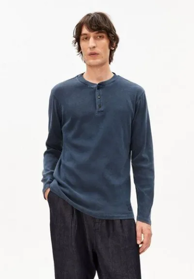 ARMEDANGELS ARMEDANGELS HENLY GMT DYE Herren Longsleeve aus Bio-Baumwoll-Mix