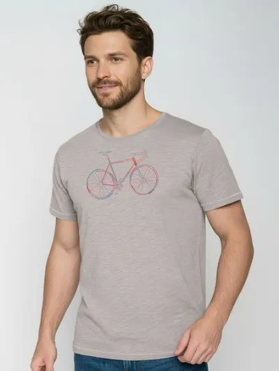 GreenBomb GREENBOMB Colors Spice - Sportliches T-Shirt aus Bio-Baumwolle / hochwertiger Print / GOTS / Fair & Vegan