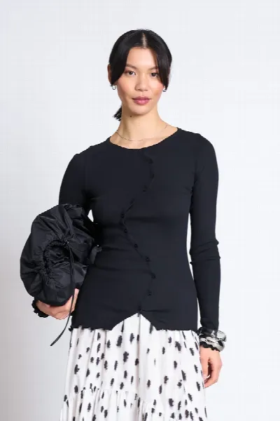 JAN N JUNE JAN N JUNE Damen vegan Langarm Strickjacke Serpens