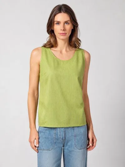 HempAge HempAge gestreiftes Tanktop Hanf/Biobaumwolle