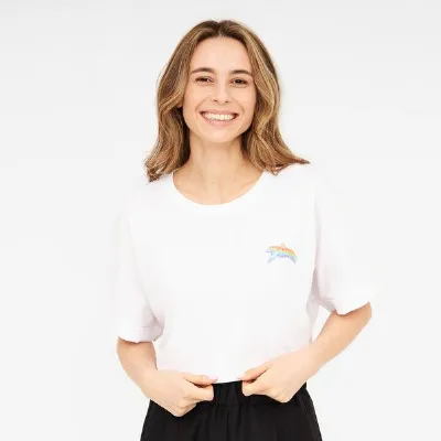 WiDDA berlin WiDDA berlin T-Shirt BIRDY weiß aus Bio-Baumwolle