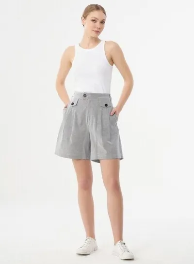 ORGANICATION ORGANICATION Shorts aus Bio-Baumwolle mit Streifenmuster
