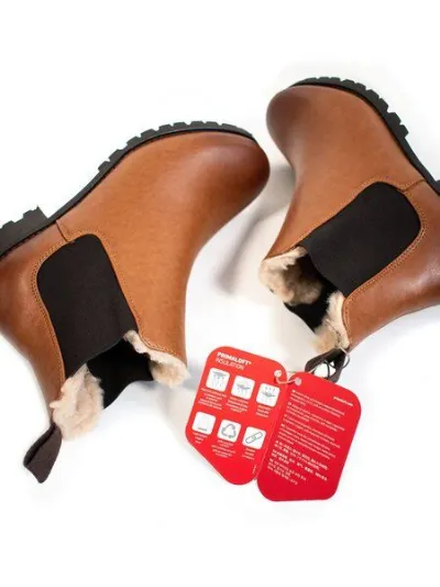 Will's Vegan Shop Will's Vegan Shop Luxe isolierte Chelsea-Stiefel mit tiefem Profil Damen