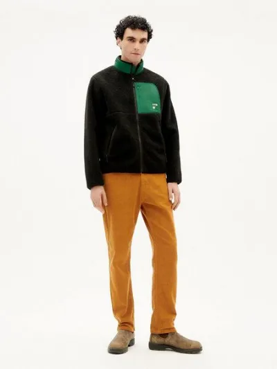 thinking mu thinking mu Teddy Jacke - Lewis Sweatshirt - aus recyceltem Polyester