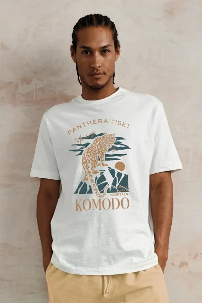 KOMODO KOMODO Herren vegan T-Shirt Panthera