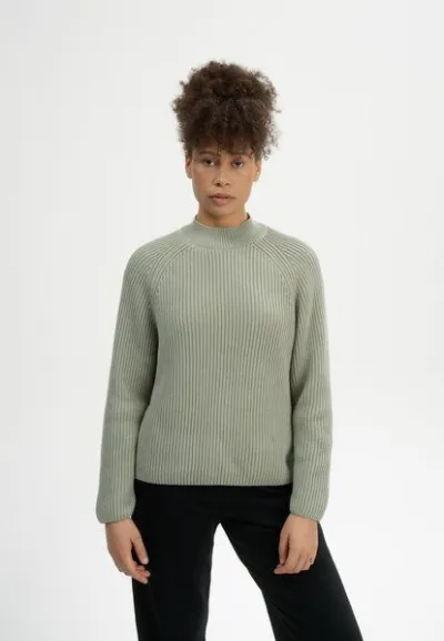 MELA MELA Rippstrick Stehkragenpullover ANALAH