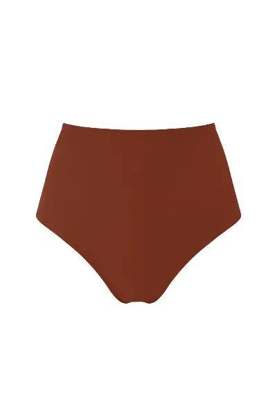 Anekdot Anekdot Damen vegan Core High Bikini Bottom Rust