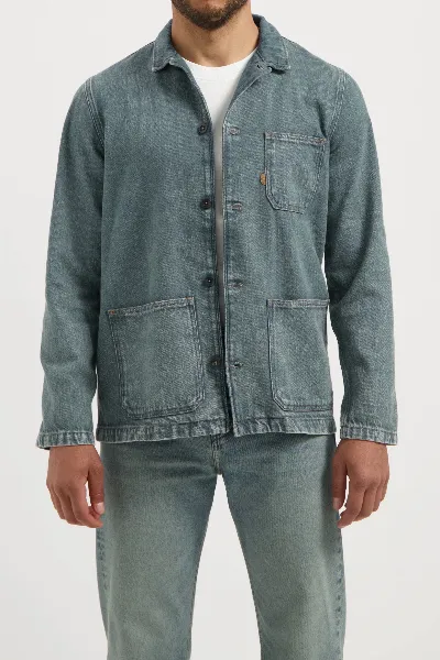 MUD Jeans MUD Jeans Herren vegan Ãœberhemd Sven Erde Vintage