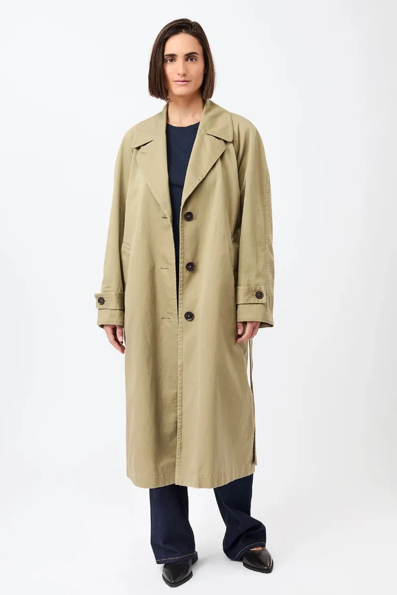 LangerChen Trenchcoat Brayden Cotton Beige