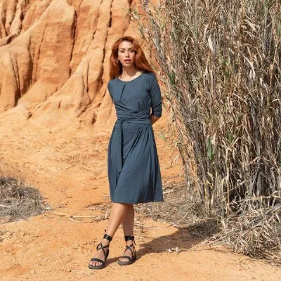 WiDDA berlin WiDDA berlin Wickelkleid in Rauchblau