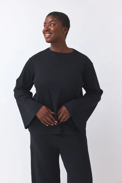 Baìge the Label Baìge the Label Damen vegan Sweatshirt Oversized Biani