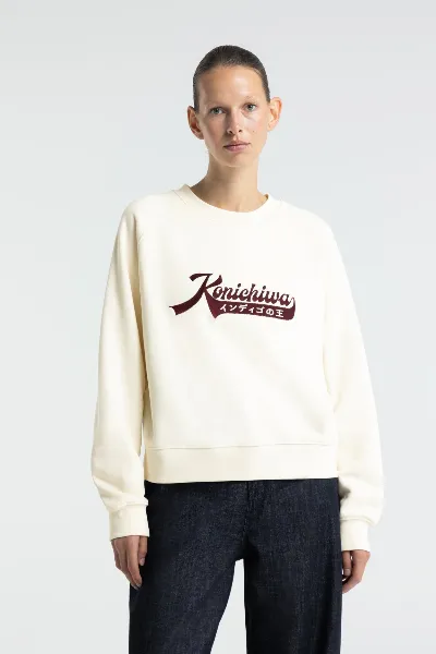 Kings Of Indigo Kings of Indigo Damen vegan Sweatshirt Tajima Cloud Dancer