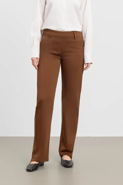LAURIE LAURIE Damen vegan Hose Gwen Straight Ml Downtown