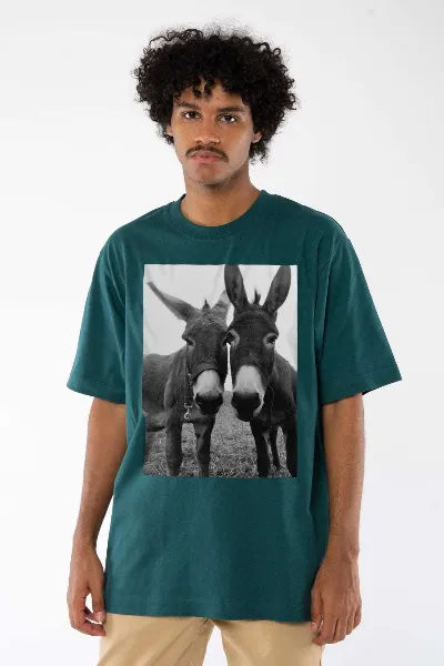 GREEN SHIRTS Donkey Relaxed Fit T-Shirt für Männer