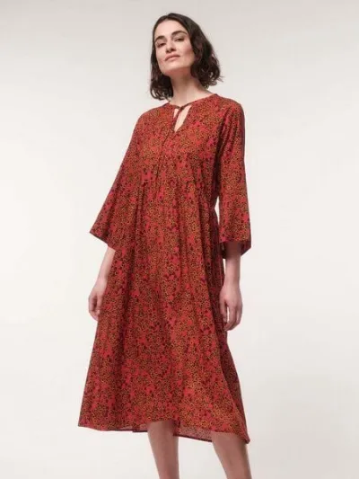 LANIUS LANIUS Midikleid Print Flower Field aus TENCEL