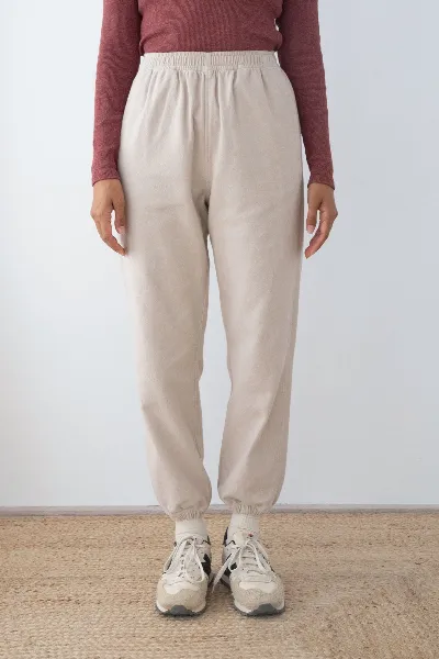 TWOTHIRDS TWOTHIRDS Damen vegan Hose Solmara Feather Grey