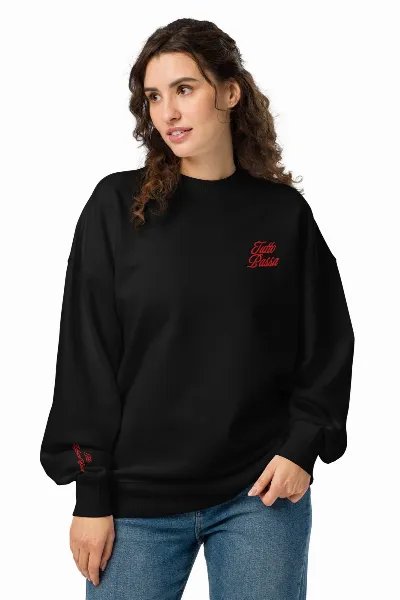 The Refined Spirit The Refined Spirit Damen vegan Sweatshirt Oversized Tutto Passa
