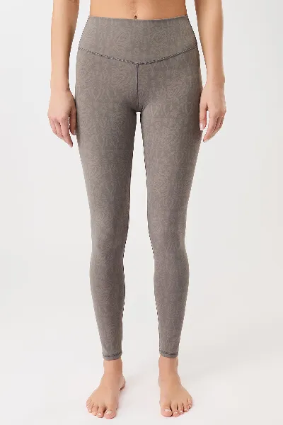 mandala MANDALA Damen vegan Leggings Monoprinted