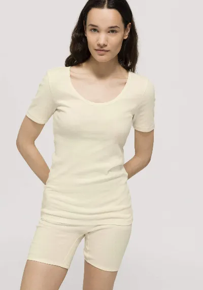 hessnatur hessnatur Damen T-Shirt Rundhals PURE NATURE aus Bio-Baumwolle