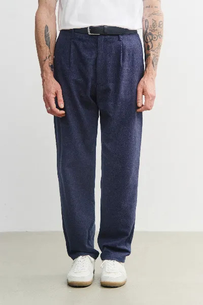 Rotholz Rotholz Herren vegan Alltags-Flanellhose Dunkel