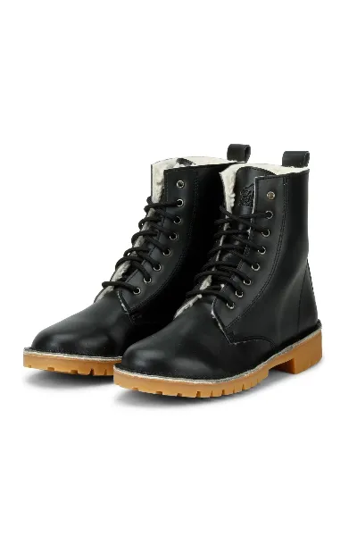 GRAND STEP SHOES Stiefel Asta Corn Schwarz