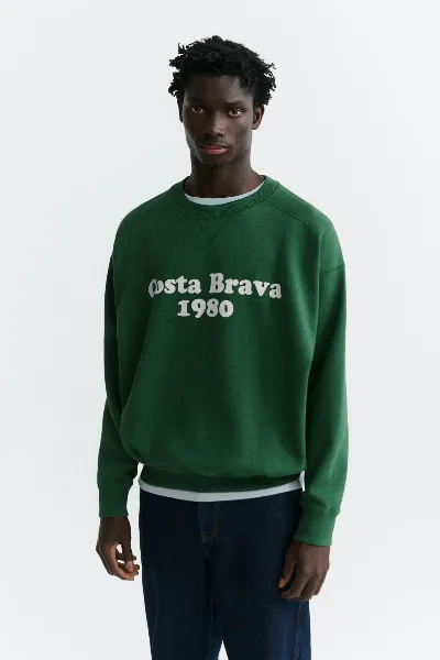 thinking mu Thinking MU Herren vegan Sweatshirt Jadewon Costa Brava