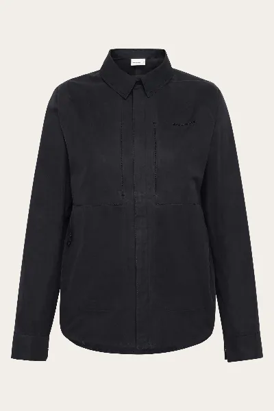 KnowledgeCotton Apparel KnowledgeCotton Apparel Damen vegan Jacke Damen Vent Canvas 200 Black Jet