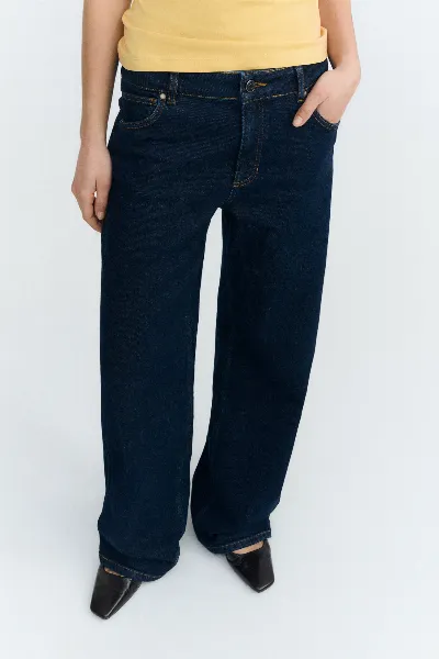 thinking mu Thinking MU Damen vegan Jeans Kettan Navy