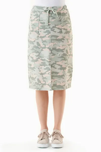 ORGANICATION ORGANICATION Damen vegan Rock Mit Camouflage-Muster