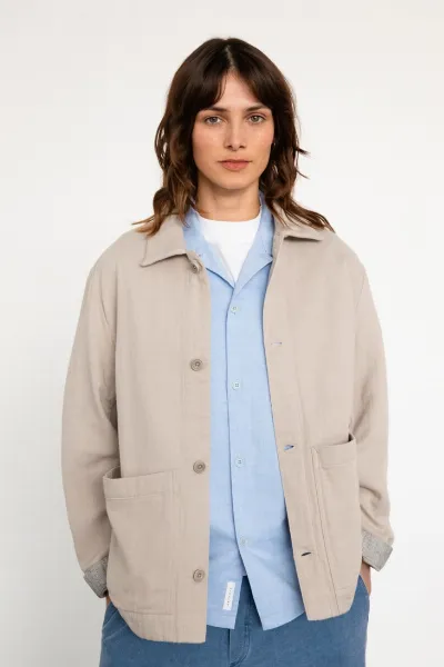 Rotholz Rotholz Damen vegan Jacke Lightweight Sand