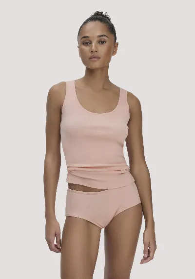 hessnatur hessnatur Damen Panty Regular Cut 2er-Pack PURE COTTON aus Bio-Baumwolle - rosa